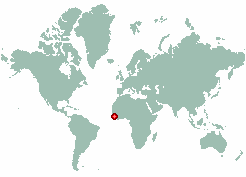 Damakania in world map
