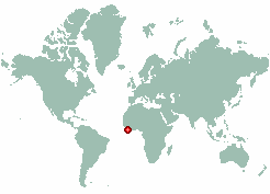 Gbagone in world map